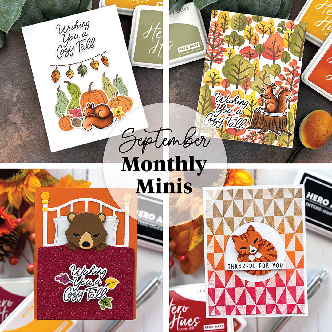 Monthly Minis Inspiration for September 2025 Hero Studio