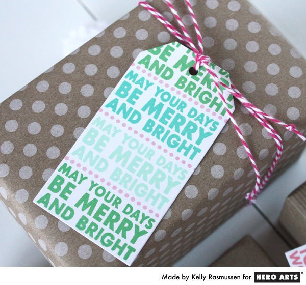 Colorful Christmas Tags - Hero Arts