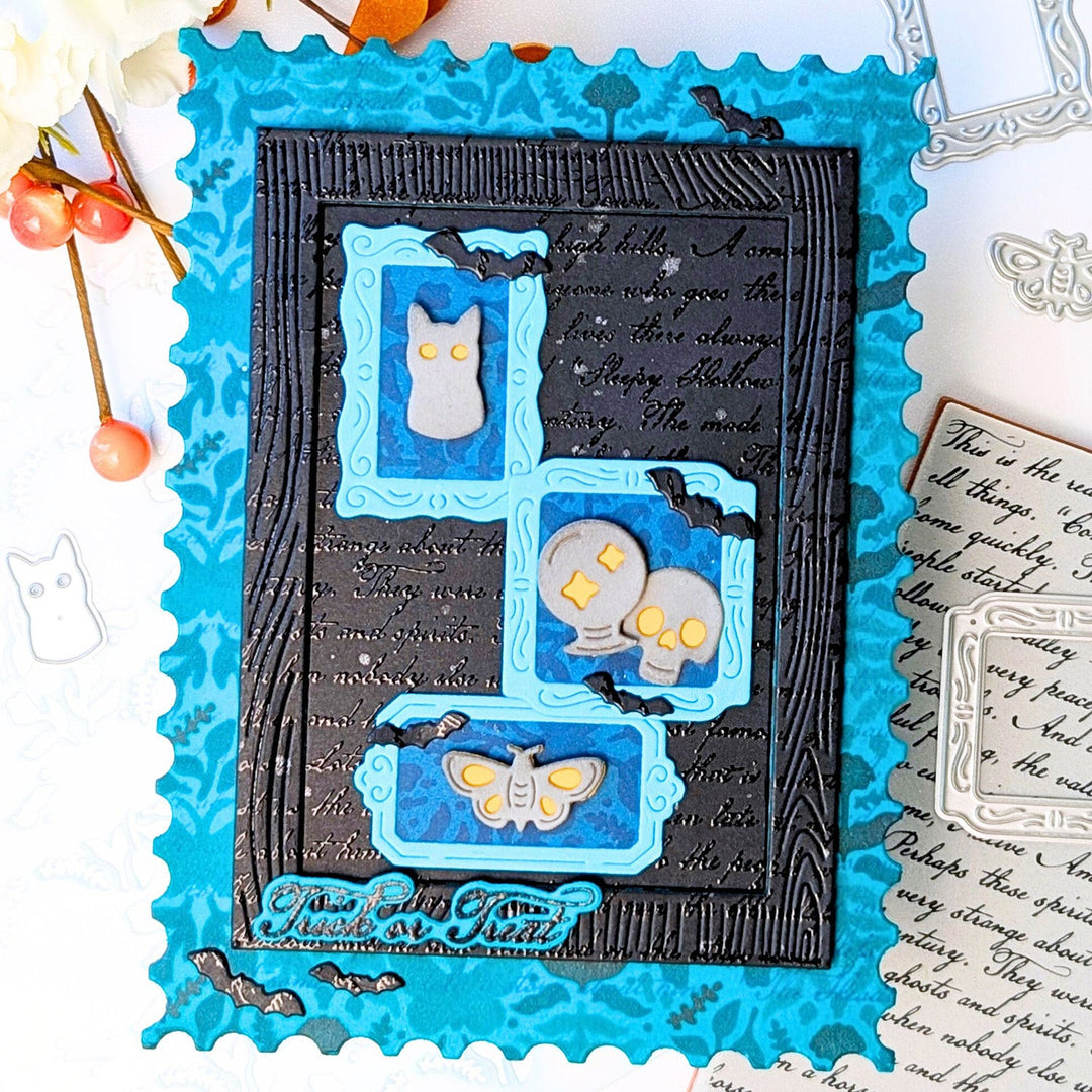Trick or Treat - August Cling Paired with Layering Stencils