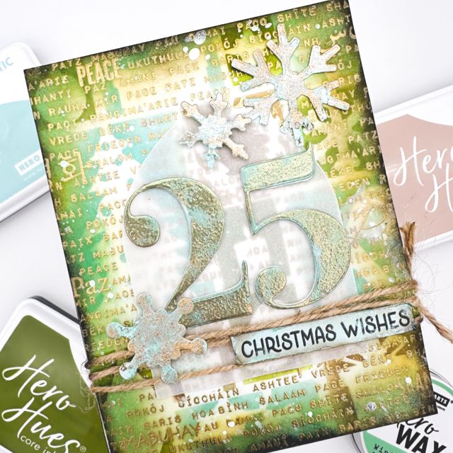 Vintage Inspired Holiday Assortment Stencil - Hero Arts