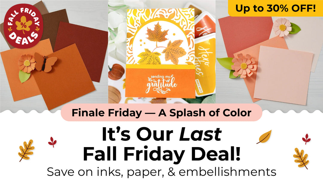 HERO ARTS - Fall Friday Deal - Splash of Color