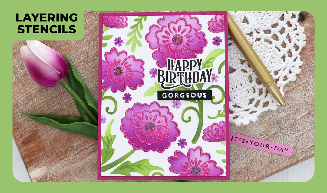 HERO ARTS - Past Kit Sale - Layering Stencils