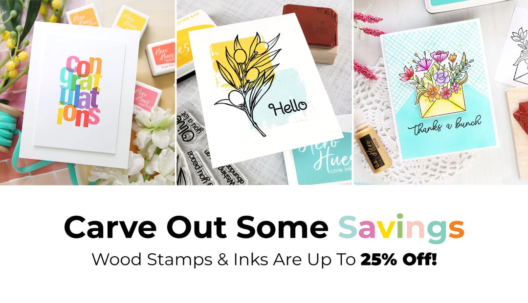HERO ARTS - Wood Stamp Sale