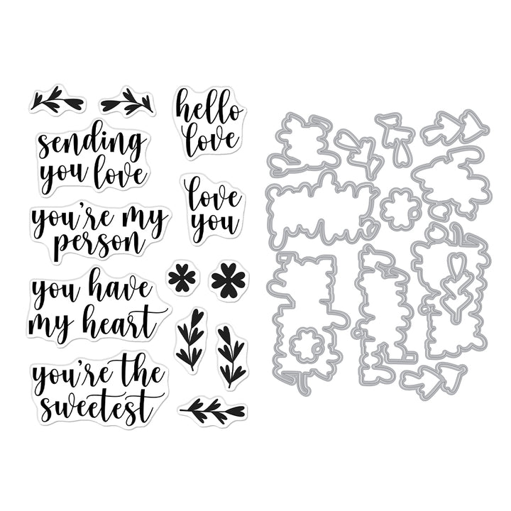 Hello Love Stamp & Cut of the Month - January 2025