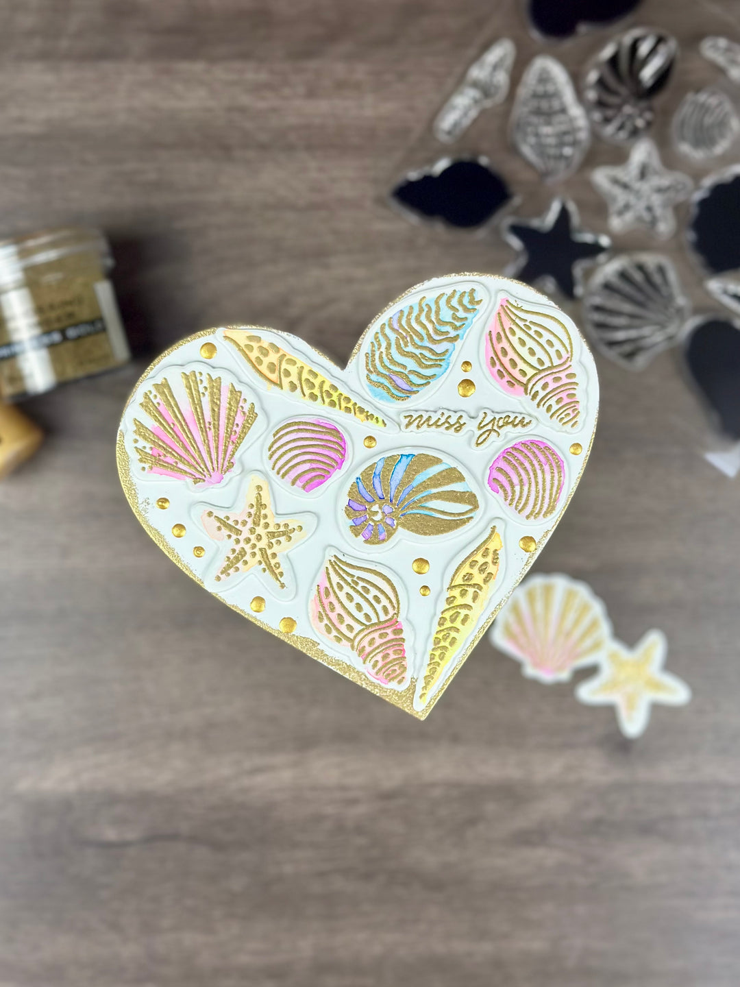 Seashells Stamp & Cut Set of the Month - June 2025