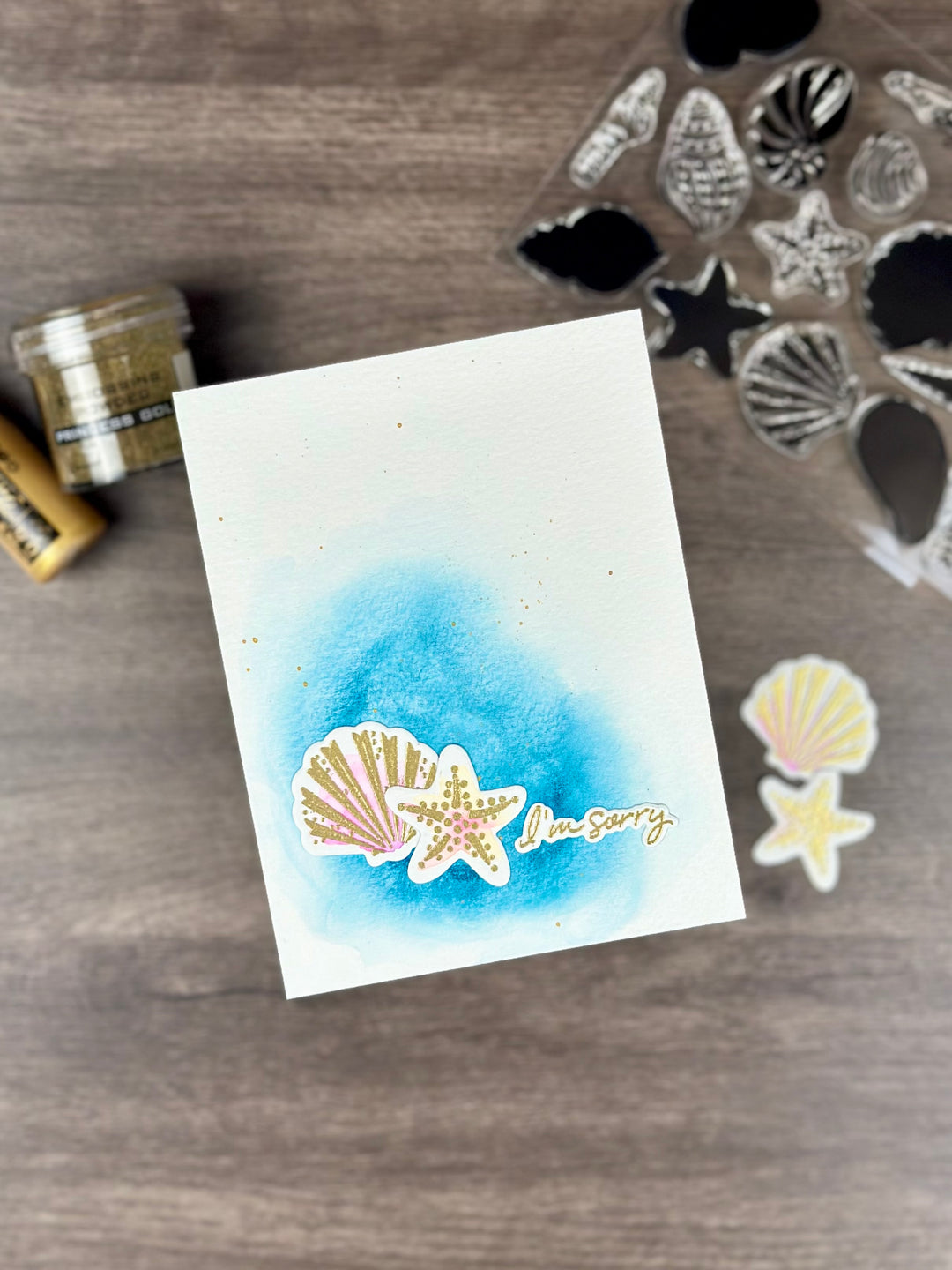 Seashells Stamp & Cut Set of the Month - June 2025
