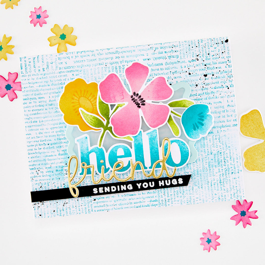 Hello Friend Clear Stamp Set