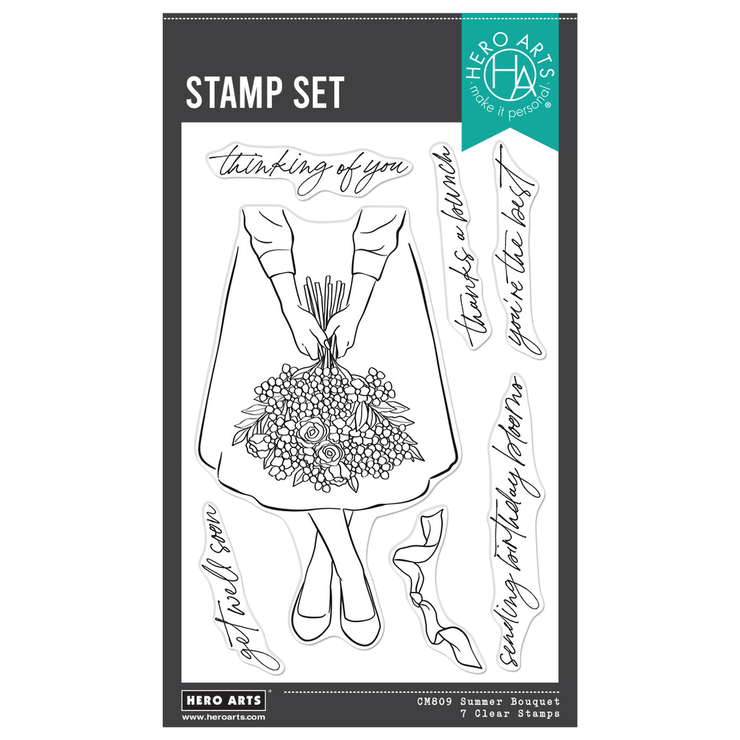Summer Blooms Clear Stamp Set
