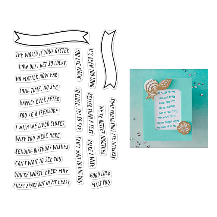Banner Days Clear Stamp Set