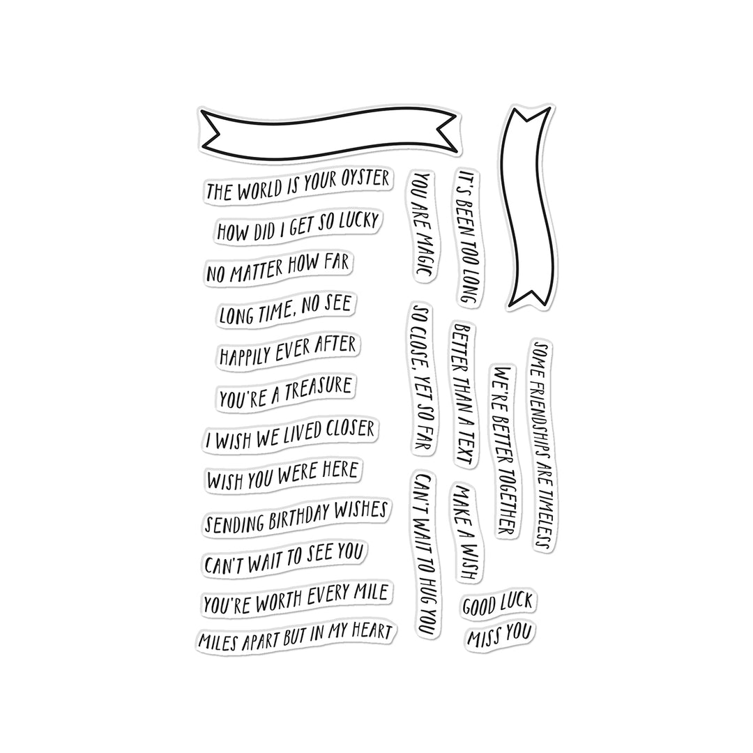 Banner Days Clear Stamp Set