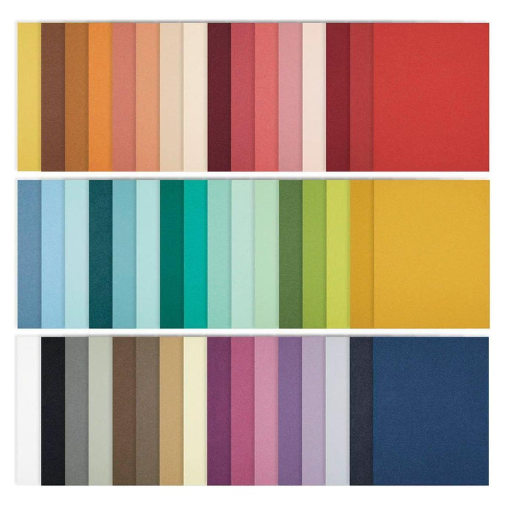 The Full 48 ColorWheel Cardstock Pack 8.5" x 11" - 1 each