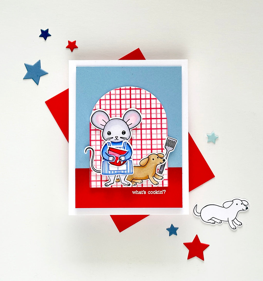 Hot Dog Stamp & Cut