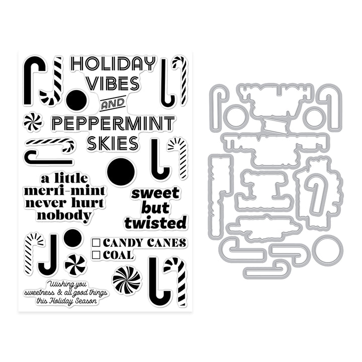 A Little Merri-Mint Stamp & Cut