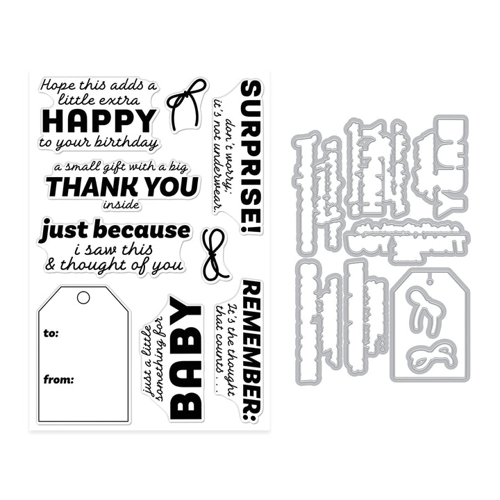 Just Because Stamp & Cut Set
