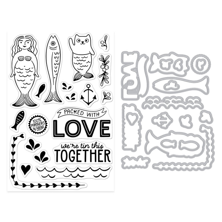 Partners In Brine Stamp & Cut Set