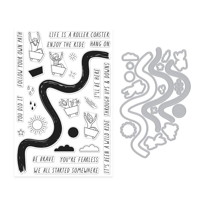 Interactive Wild Ride Stamp & Cut Set