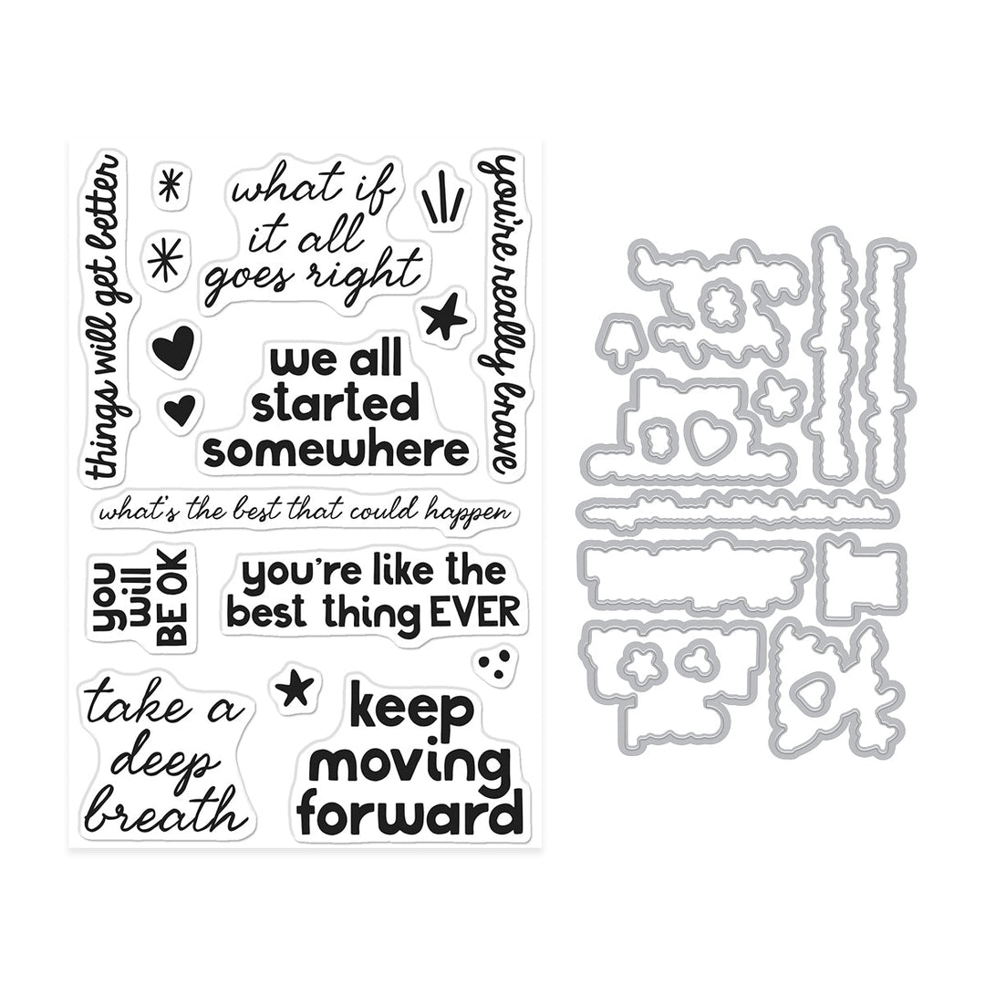 We All Started Somewhere Stamp & Cut Set