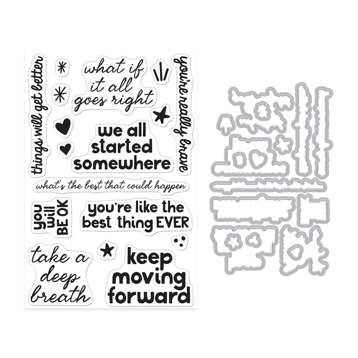We All Started Somewhere Stamp & Cut Set
