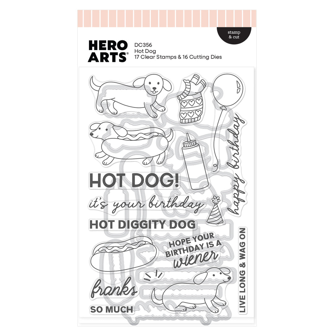 Hot Dog Stamp & Cut