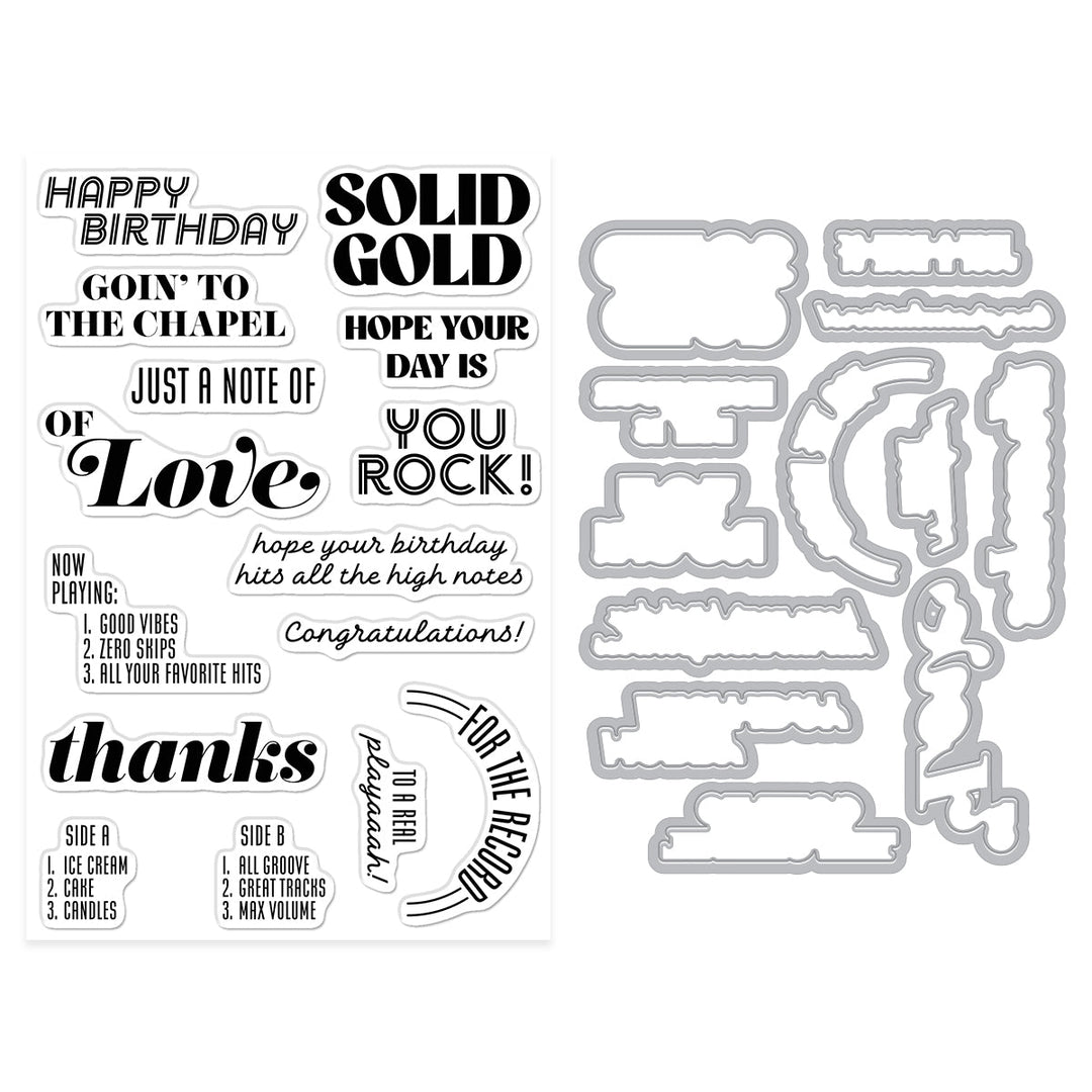 Solid Gold Stamp & Cut