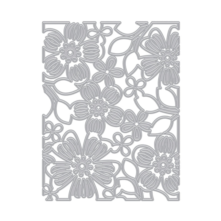 Floral Pattern Cover Plate Die