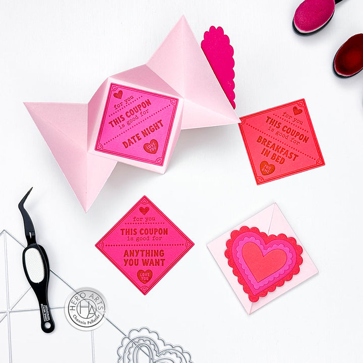 Love Note Messages Clear Stamp Set from The Love Note Collection