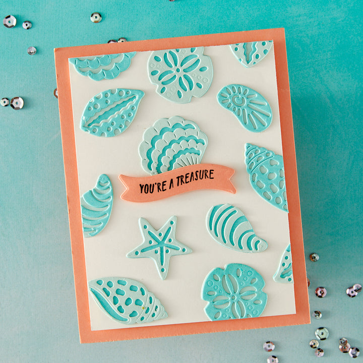 Sophisticated Shells Etched Die Set