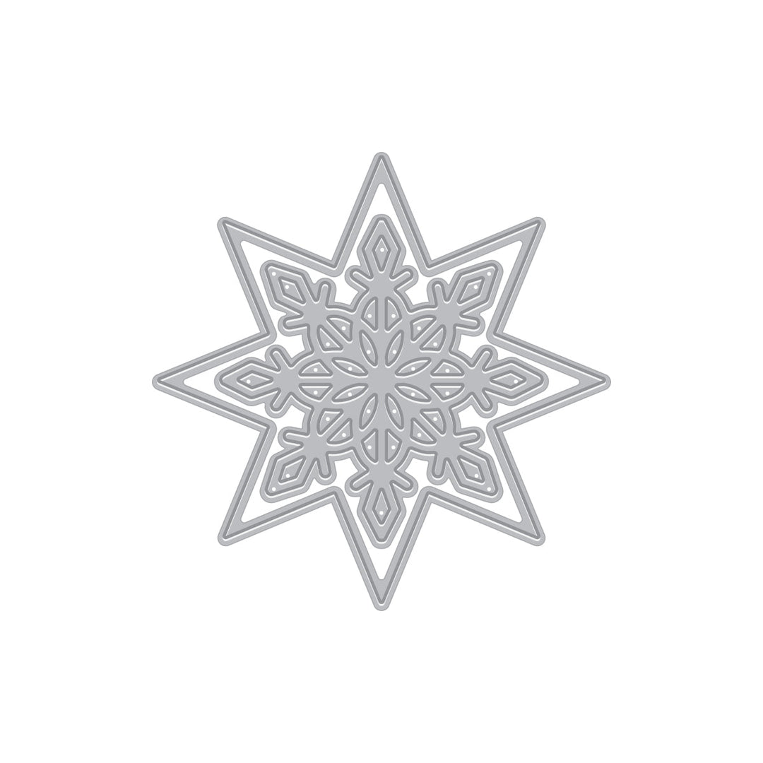Snowflake Star Etched Dies