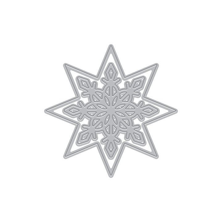 Snowflake Star Etched Dies