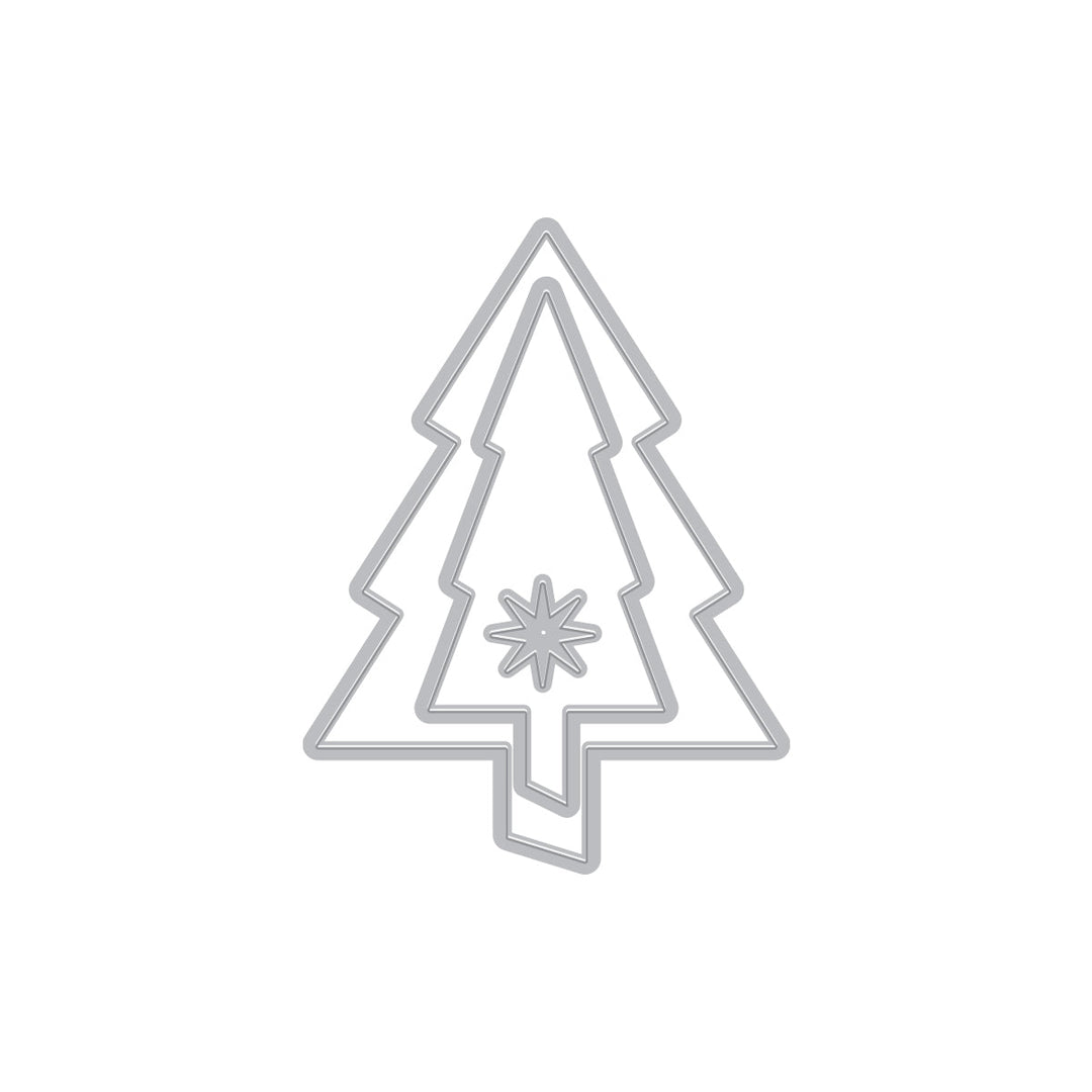 Festive Tree Die Etched Dies