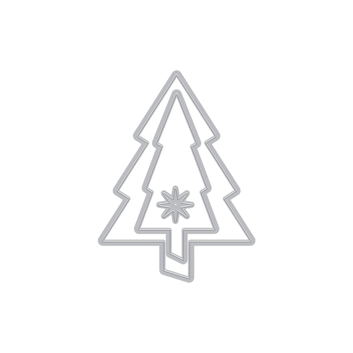 Festive Tree Die Etched Dies