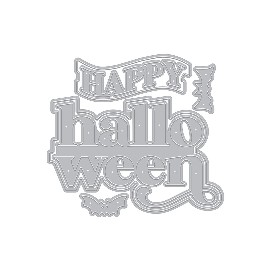 Happy Halloween Etched Dies
