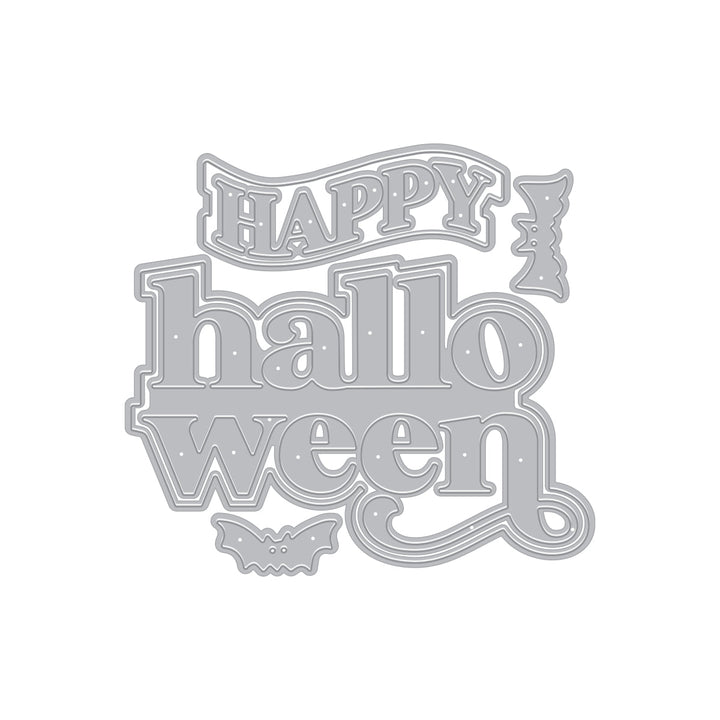 Happy Halloween Etched Dies