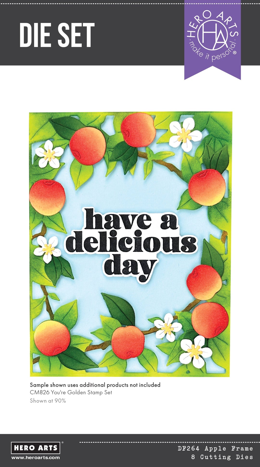 Hero Arts Apple Frame Die & Stencil Bundle