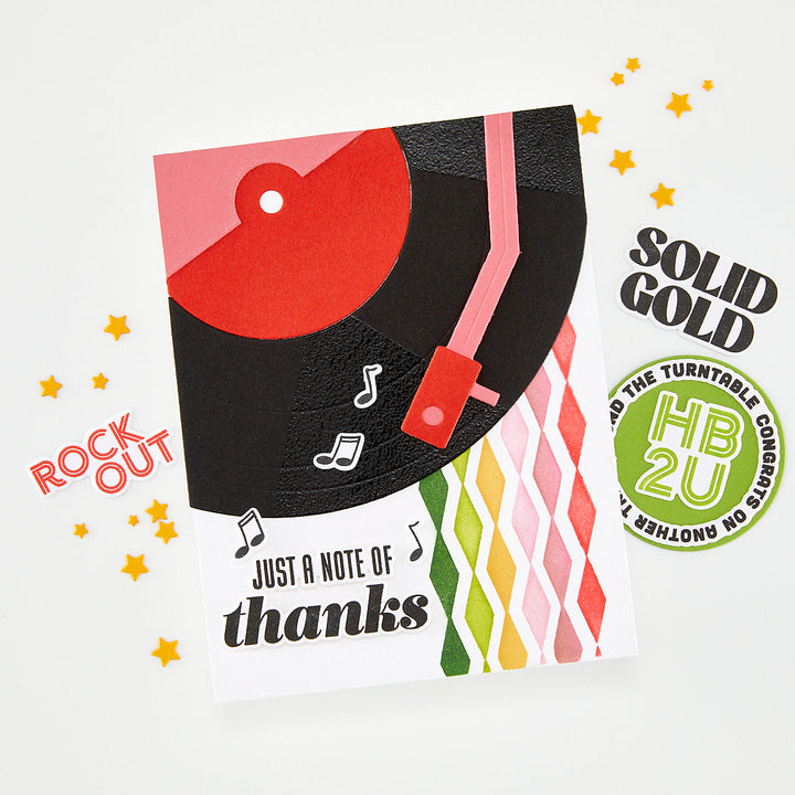 Solid Gold Stamp & Cut