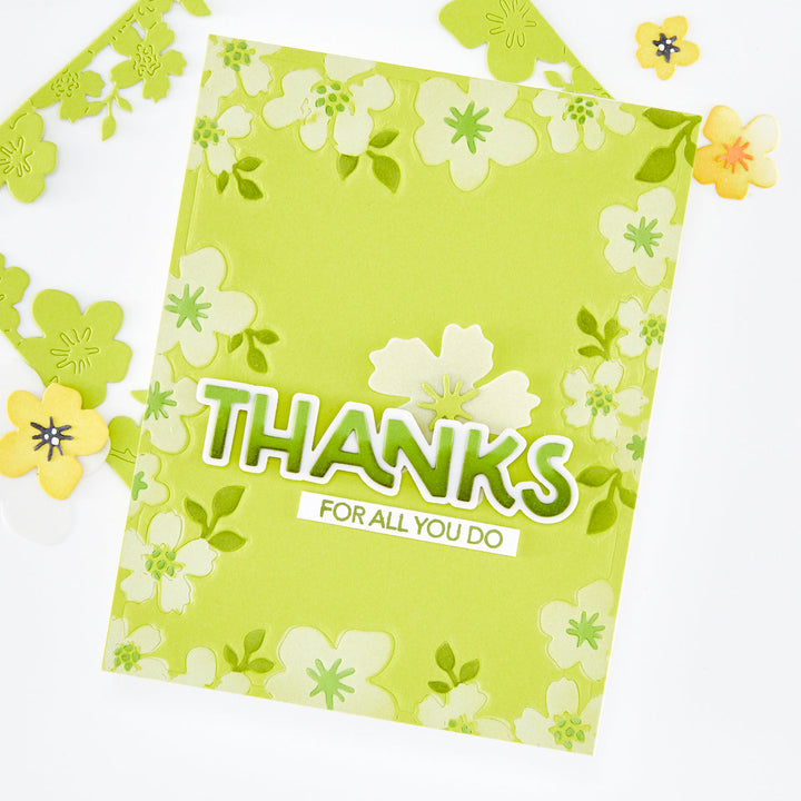 Floral Frame Die & Stencil Bundle
