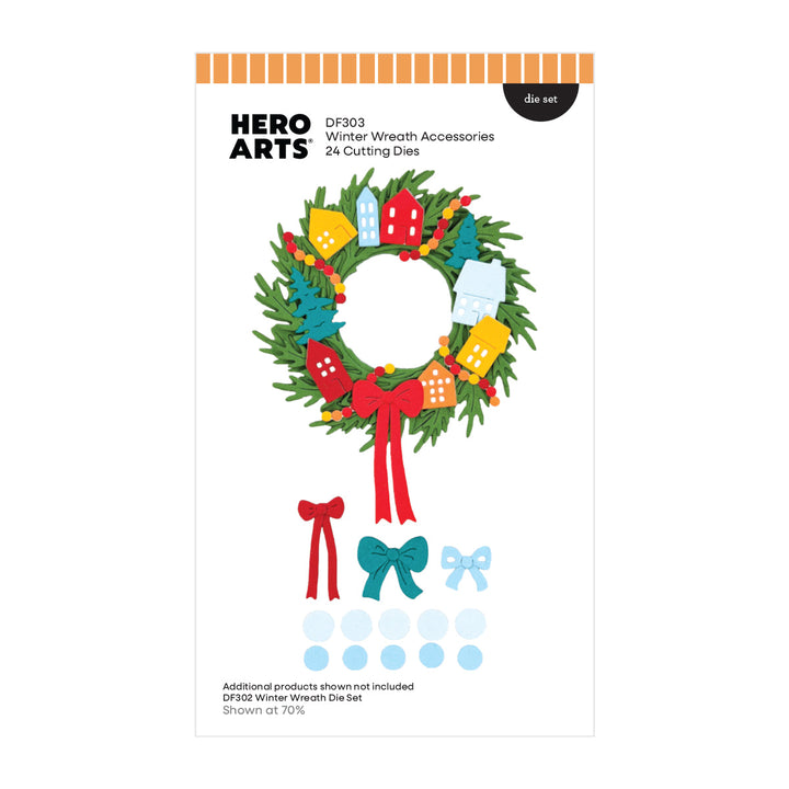 Winter Wreath Accessories Die Set