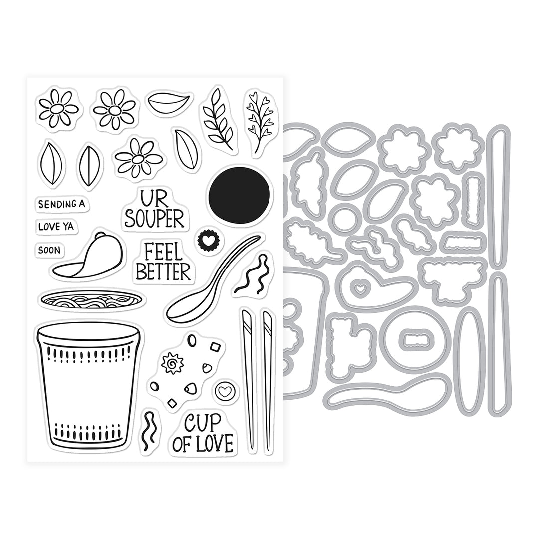 Cup of Love Stamp & Cut of the Month - December 2025