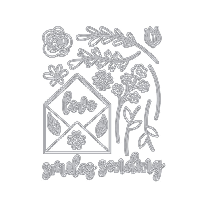 Floral Envelope Die Set of the Month - January 2025