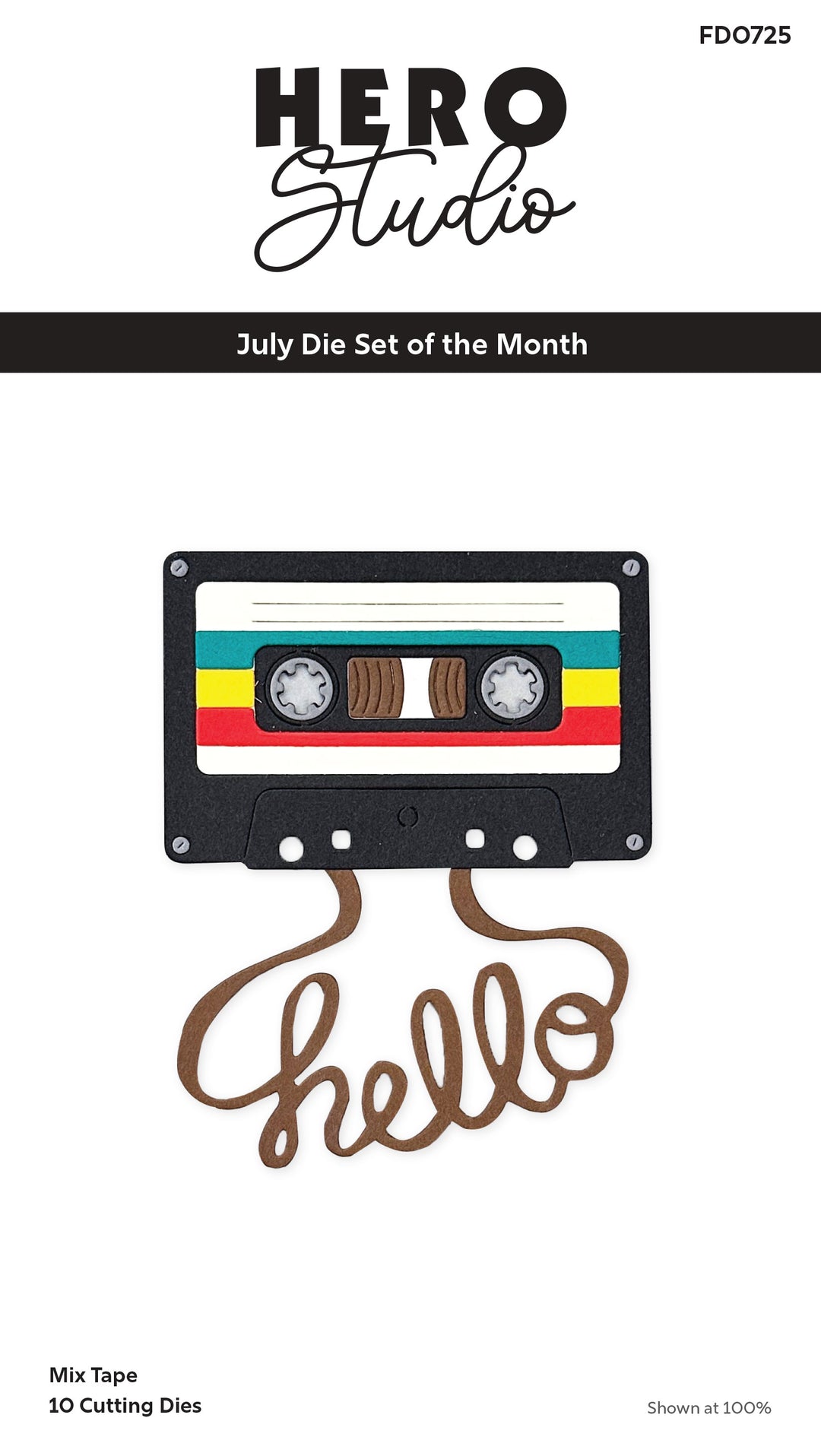 Mix Tape Die Set of the Month - July 2025