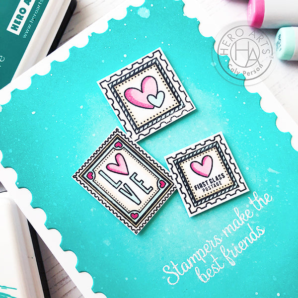 Postage Stamps Infinity Dies