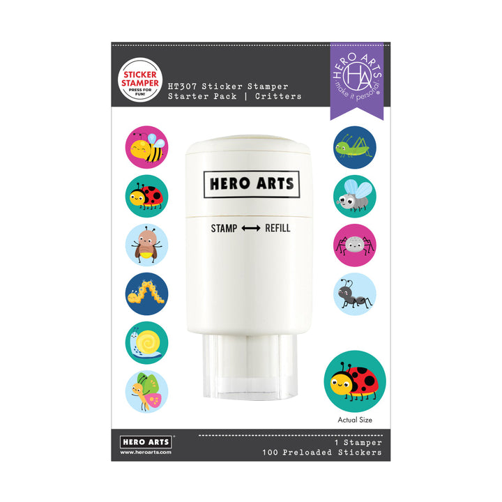 Critters Sticker Stamper Starter Pack