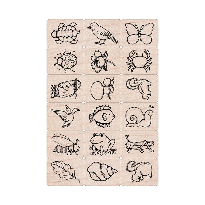 Nature Woodblock Ink 'n' Stamp