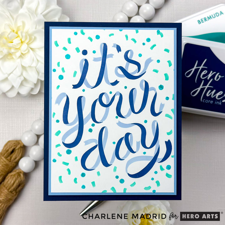 It's Your Day Confetti Layering Stencils of the Month - March 2025