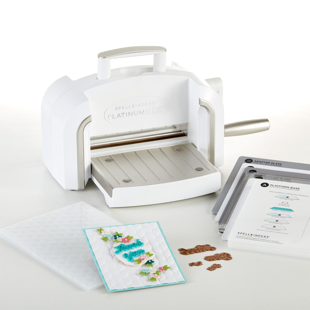 Spellbinders - New & Improved Platinum SIX Machine with Universal Plate System - 6