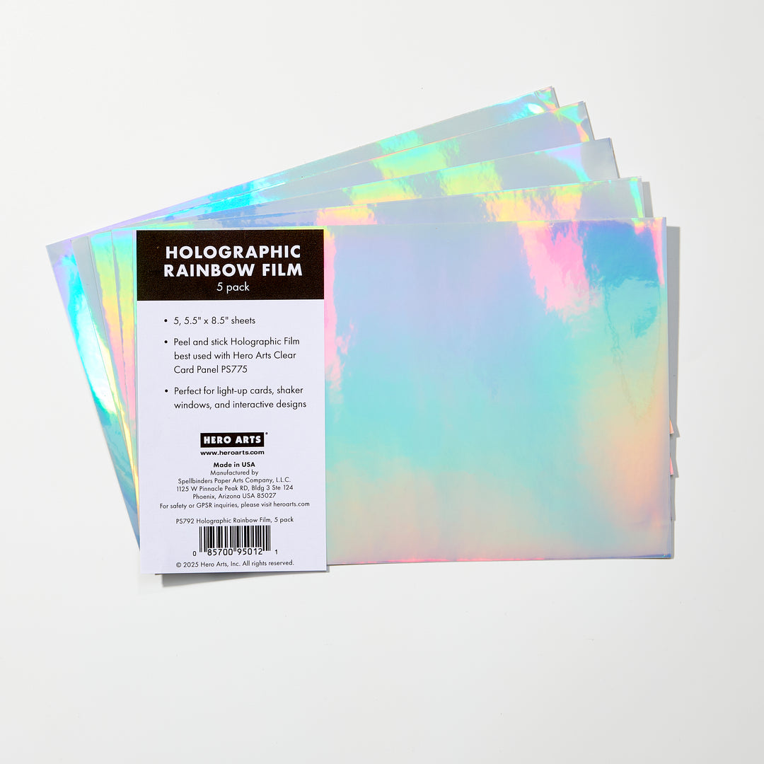 Hero Arts Holographic Rainbow Film 5 Pack