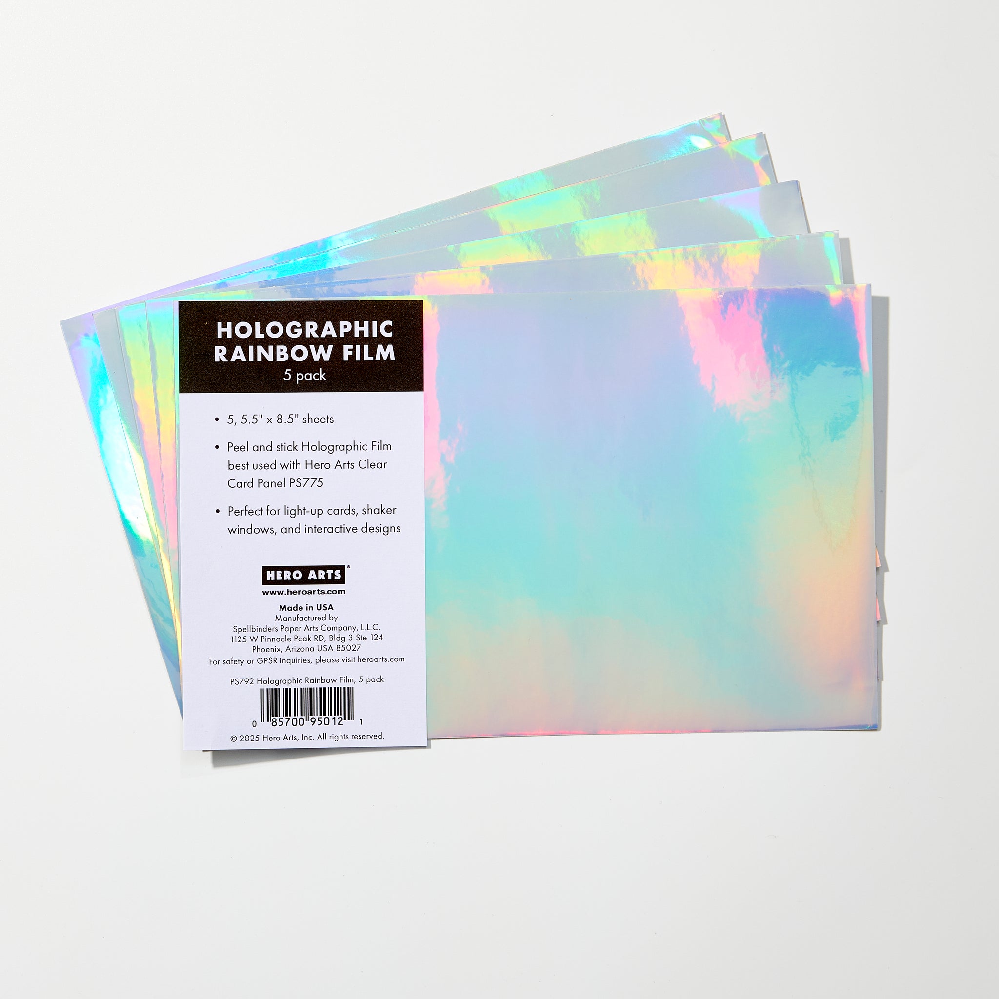 Hero Arts Holographic Rainbow Film 5 Pack