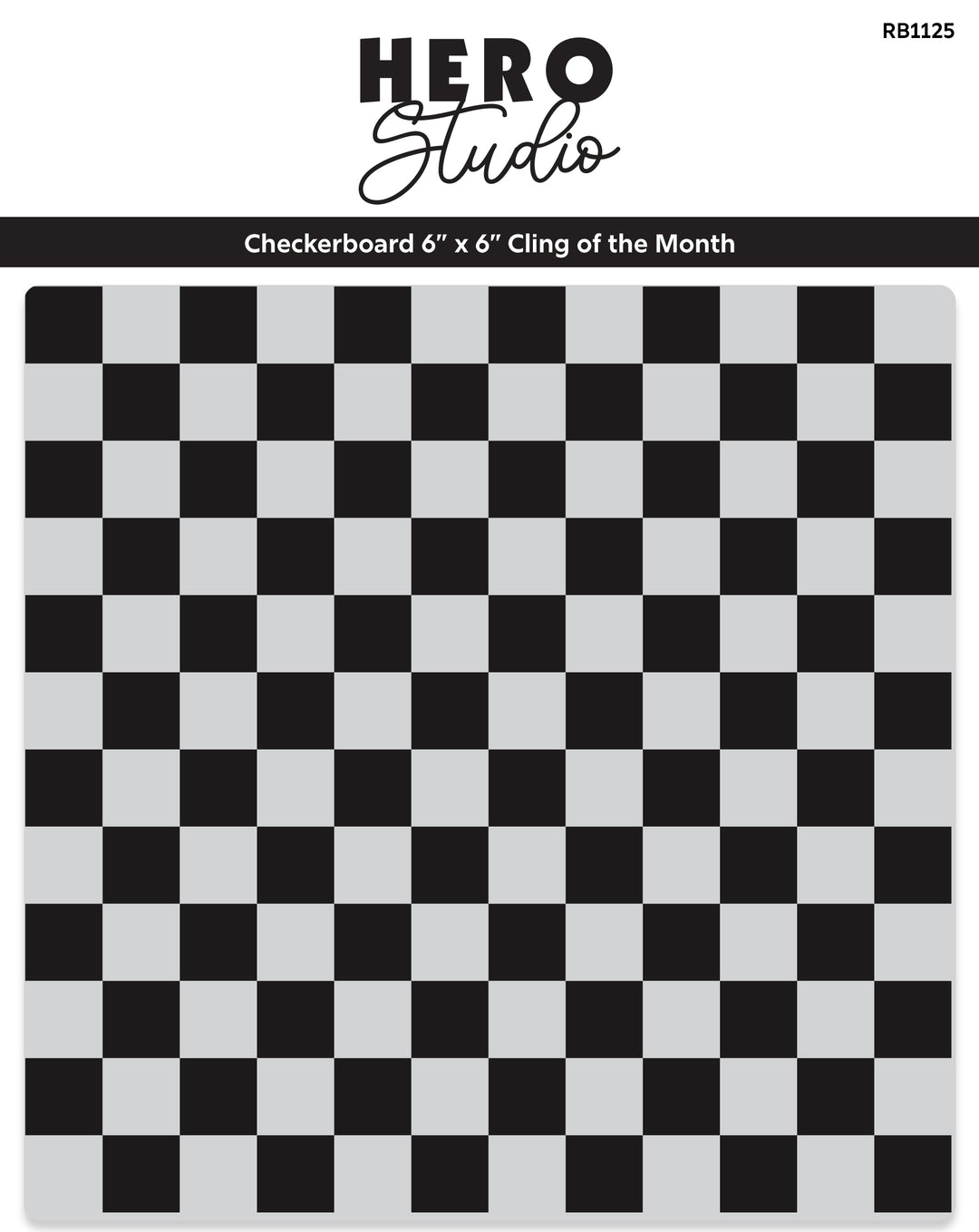 Checkerboard Cling Stamp of the Month - November 2025