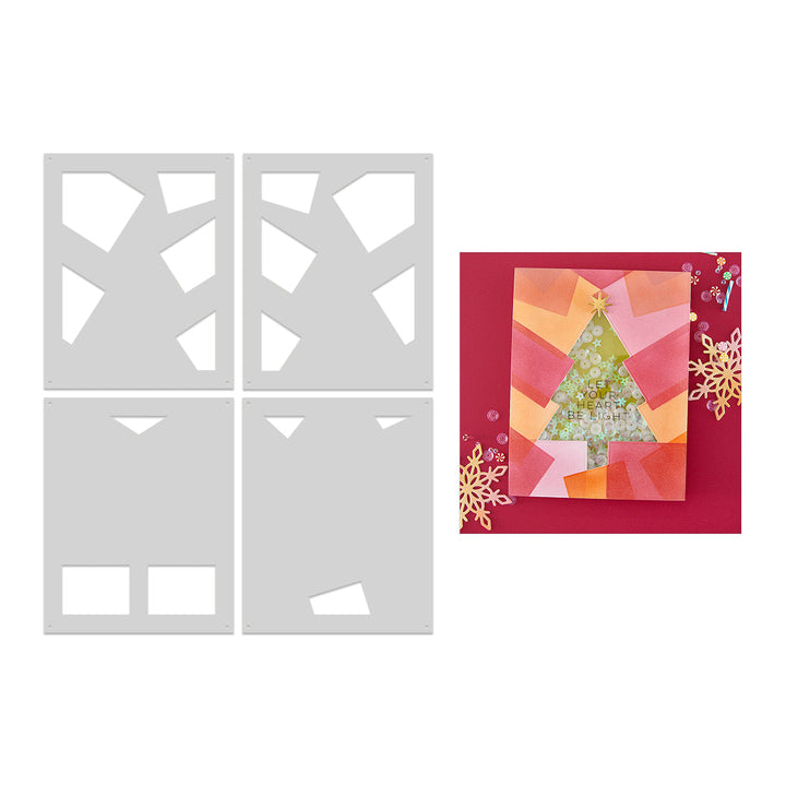 Color Layering Tree Stencils