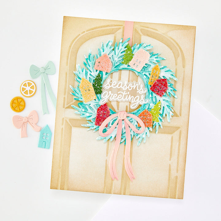 Winter Wreath Accessories Die Set